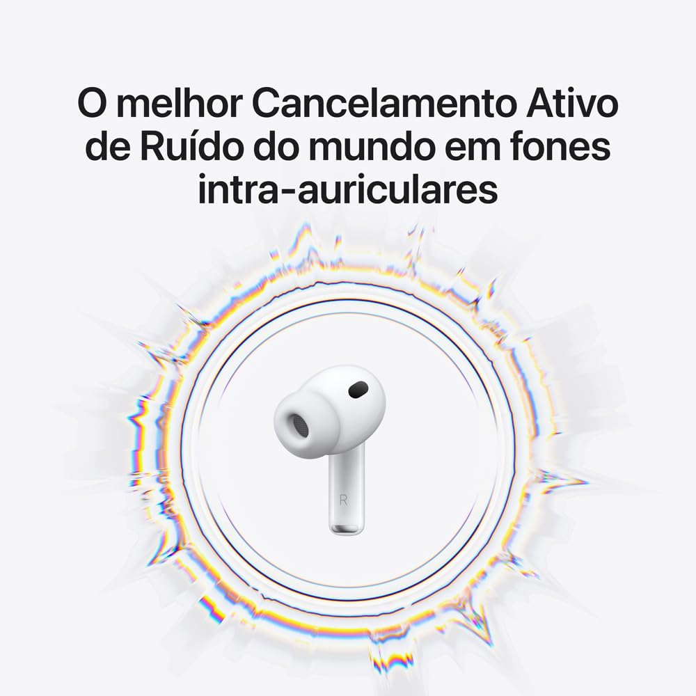 Apple AirPods Pro 3 com Cancelamento Ativo de Ruído — foto 2