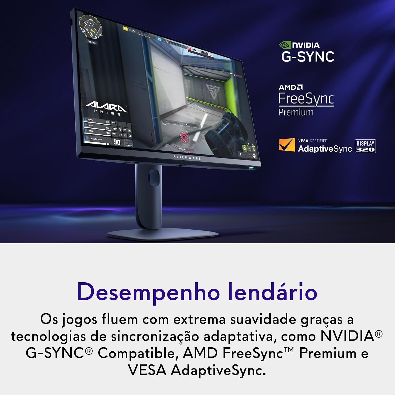 Monitor Gamer 320Hz com Tempo de Resposta 0,5ms — foto 3
